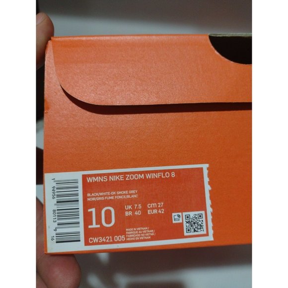 woman's nike zoom winflo 8 running walking shoes size 10 us - Picture 5 of 5